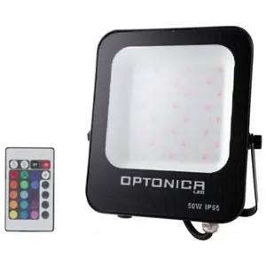Comparateur de prix : Projecteur led rgb 50W Extérieur IP66 Plat noir - silamp