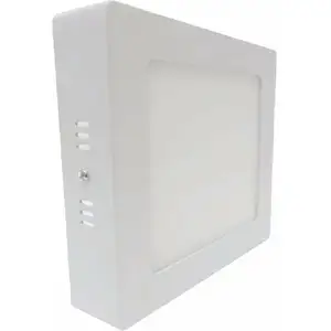 Plafonnier LED - Silumen - Carré - Blanc - 12W - 6000K - 8000K pas cher
