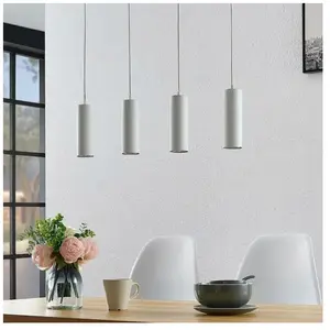 Luminaire Suspendu GU10 IP20 30cm Blanc - SILAMP pas cher