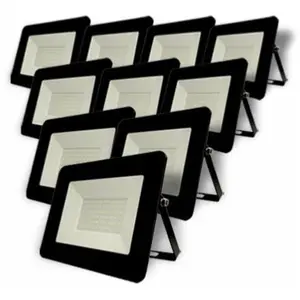 Projecteur led Extérieur 30W IP65 Noir (Pack de 10) - Blanc Neutre 400...Vendu parkaufland