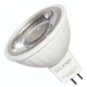 Silamp - Ampoule led GU5.3 / MR16 12V 8W smd 80° - Blanc Froid 6000K - 8000K pas cher