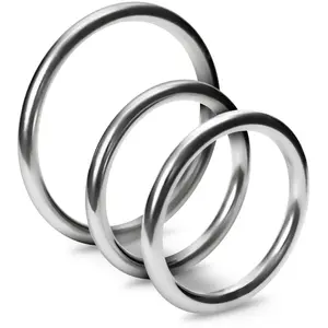 CRUSHIOUS Pack 3 Anneaux Cockrings Métalliques MetalerosVendu parrue-des-plaisirs