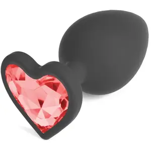 CRUSHIOUS Petit Plug Cuore avec 4 Strass Coeur Interchangeables pas cher