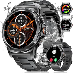 SPIELSTABIL Montre Connectée Homme Avec 3Atm Étanche,1,43" Amoled Mili...Vendu parcdiscount