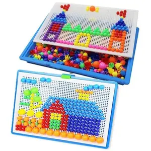 Jeu de construction - FYDUN - 296PCS - Clous de champignon colorés - Éducatif - Pour enfants à partir de 4 ans