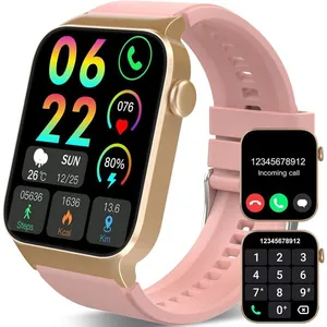Montre Connectée Homme Femme avec Appel Bluetooth, 1.85" Smartwatch av...Vendu parcdiscount
