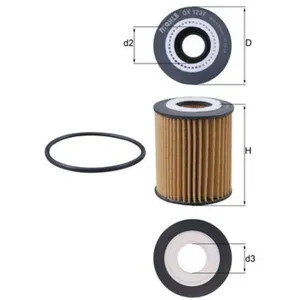 Filtre à huile KNECHT OX 1237D pas cher