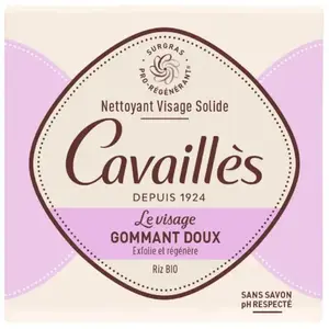 Savon solide gommant doux pour le visage                                - Cavaillès pas cher