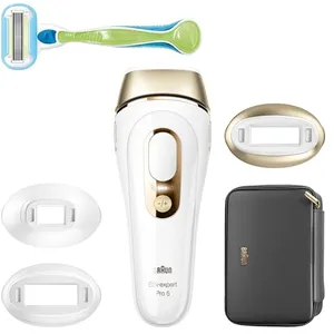 Comparateur de prix : Appareil à Lumière Pulsée Braun Silk expert Pro 5 PL5242 Blanc et Doré
