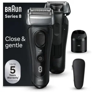 Comparateur de prix : Braun Series 8 8560cc Rasoir à grille humide et sec Noir