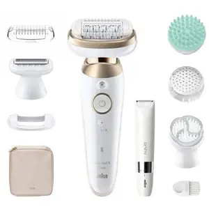 Comparateur de prix : Epilateur électrique Braun Epilateur Silk Epil 9 Flex 9-481 3D BLANC - OR