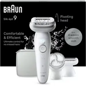 Comparateur de prix : Braun silk-épil 9 9-061 40 pince(s) argent, blanc