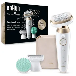 Comparateur de prix : Epilateur électrique Braun Silk épil 9 Flex SES 9-071 3D Blanc et Doré