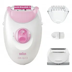 Comparateur de prix : Braun Silk-épil 3 3-031 20 pince(s) Rose, Blanc