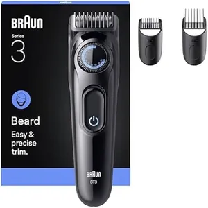 Tondeuse à Barbe - BRAUN - Series 3 - Lame Ultra-Affûtée - Autonomie 50 Min - 40 Longueurs pas cher