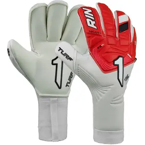 Rinat Gants de gardien de but Nkam Turf Junior Blanc Rouge Taille 4 pas cher