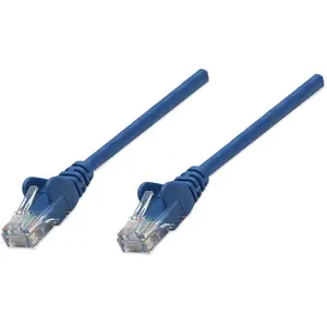 intellinet 318129 Câble Réseau, RJ45 Connecteur Mâle, Cat 5e UTP CCA, Bleu, 0,5 mVendu parsenetic