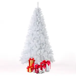 Ecoxmas - Sapin de Noël blanc 210 cm artificiel et traditionnel Aspen pas cher