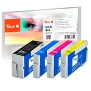 Comparateur de prix : Peach PI200-637 cartouche d''encre 4 pièce(s) Noir, Cyan, Magenta, Jau...