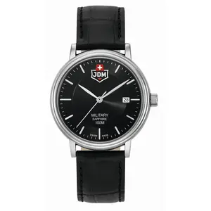 Montre Homme JDM Military Kilo - JDM-WG004-07 Bracelet Cuir Noir pas cher
