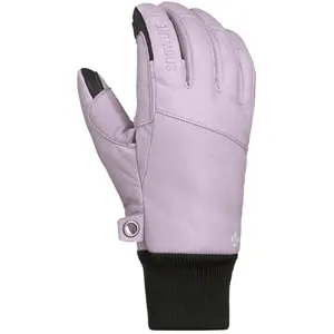 Snowlife - Gants en cuir et en laine - SGlove Leather Rose pour Femme ... pas cher