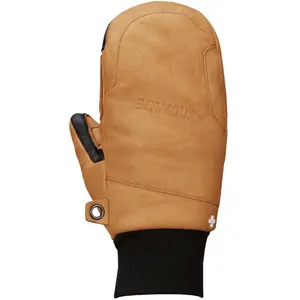 Snowlife - Moufles en cuir et en laine - Smitten Leather Nature pour H... pas cher