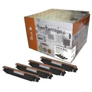 Comparateur de prix : Multipack, compatible avec hp no.130a series peach kompatible toner+tinte pt438