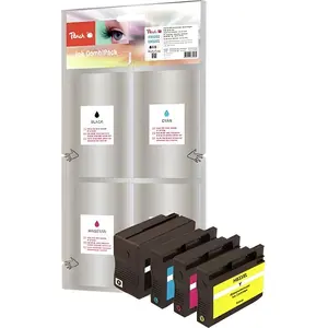 Comparateur de prix : Peach Spar Pack - Pack de 4 - Capacité XL - noir, jaune, cyan, magenta...