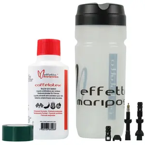 Comparateur de prix : Kit tubeless 2 roues Effeto Mariposa Caffélatex ''S'' préventif 250ml