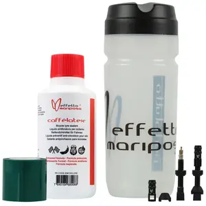 Comparateur de prix : Kit tubeless 2 roues Effeto Mariposa Caffélatex ''+ M'' préventif 250m