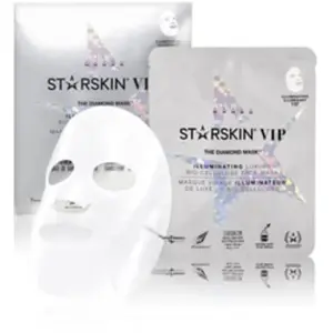 STARSKIN The Diamond Mask  Masque en feuille de coco illuminant VIP Bio-cellulose Seconde peau pas cher