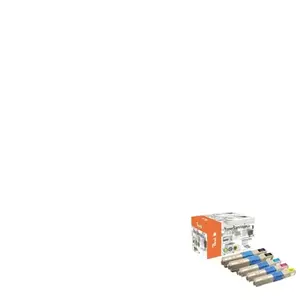 Multipack plus compatible avec oki 44973533-6 peach kompatible toner+tinte pt615