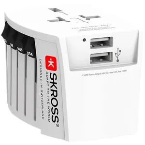Comparateur de prix : Adaptateur de voyage SKROSS Secteur MUV 2 USB rigid box 2022 TU