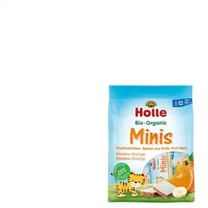 Comparateur de prix : Holle Minis Barres aux Fruits Banane Orange +12m Bio 100g