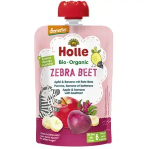 Comparateur de prix : Holle Gourde Pouchy Pomme Banane Betterave Rouge Bio +6m 100g