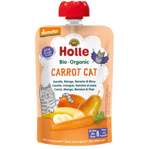 Comparateur de prix : Holle - Gourde carotte mangue banane poire dès 6 mois 100 g - Holle