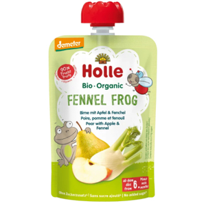 Comparateur de prix : Holle - Gourde poire pomme fenouil dès 6 mois 100 g - Holle