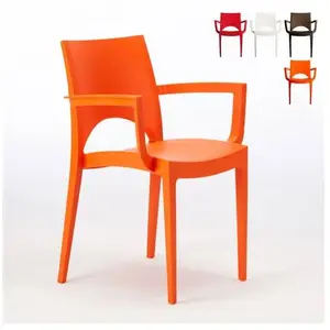 GRAND SOLEIL Lot de 24 Chaises Paris Arm accoudoirs polypropylène offre - OrangeVendu parkaufland