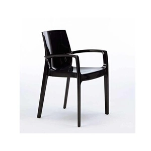 22 Chaises Cream Grand Soleil accoudoirs Restaurant offre stock, Coule...