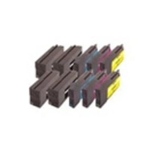 Comparateur de prix : Peach - Pack de 10 - XL - noir, jaune, cyan, magenta - compatible - re...