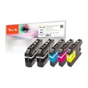 Peach 0F319796 cartouche d''encre 5 pièce(s) Compatible Bleu, Cyan, Ma... pas cher
