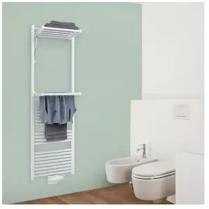 Zehnder Zeno Wing Sèche-serviettes, fonctionnement mixte ou à eau chau...