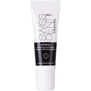 Comparateur de prix : Swissdent Crystal Travel Tube dentifrice reminéralisant effet blancheur 10 ml