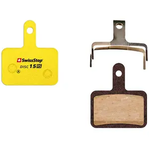 Comparateur de prix : SwissStop RS D15 Plaquettes de Disque pour vélo Shimano TRP Tektro Quad Jaune