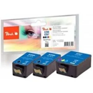 Peach PI200-587 cartouche d''encre 3 pièce(s) Noir, Cyan, Magenta, Jaune pas cher