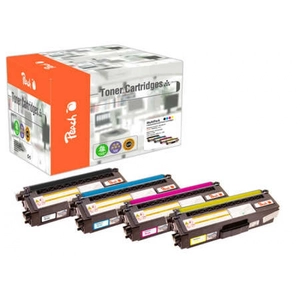 Comparateur de prix : Peach 112061 Cartouche de toner 4 pièce(s) Compatible Noir, Cyan, Mage...