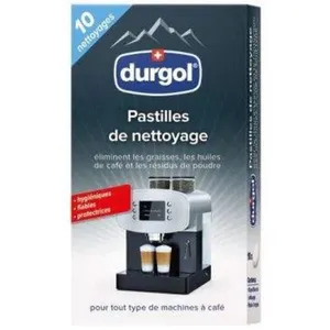 Comparateur de prix : DURGOL Pastille de nettoyage machine à café x10