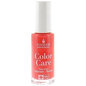 Poderm Color Care Tea Tree Vernis à ongles No 273 Rouge Corail