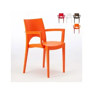 Chaise avec accoudoirs en polypropylène bar restaurant Paris Arm Grand...Vendu parkaufland
