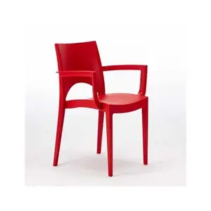 Comparateur de prix : Chaise avec accoudoirs en polypropylène bar restaurant Paris Arm Grand...